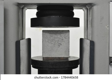 concrete cube tested in a UTM