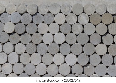 Concrete cylindrical samples for concrete mixes testing