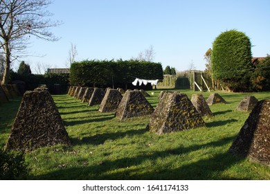 Concrete Dragons  Remains Of World War 2 Used To Stop Allied Tanks In The Dutch Village Of Egmond Aan Den Hoef. 