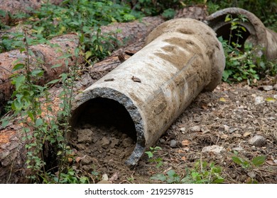 Concrete Drainage Pipe Section Unused