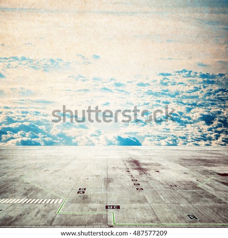 Similar – runway Freedom Airport