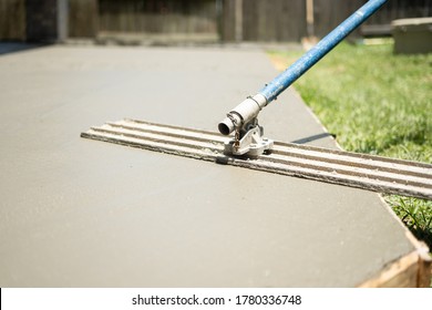 Concrete Patio With Rebar Pour