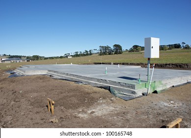 Concrete Slab Foundation For House Build