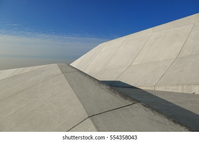 Concrete structure and wall. Architecture concept.