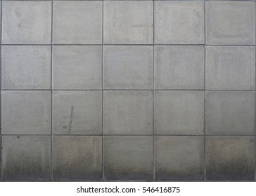 concrete tiled pavement background on the public pave way