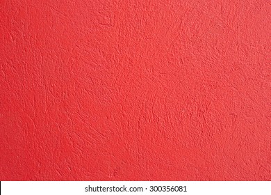 Concrete wall background with red