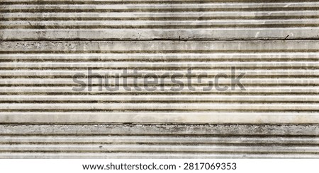 Concrete wall texture background with horizontal striations.