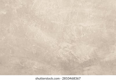 ​Beige concrete wall texture background with subtle scratches and grunge details