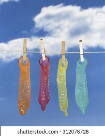 Condom On Washing Line Stock Photo 312078728 | Shutterstock