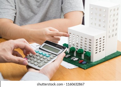 condominium and home loan interest rates from bank concept - Shutterstock ID 1160632867