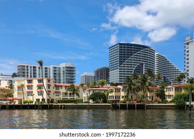 Condos, hotels and timeshares located between the intracoastal and Fort Lauderdale Beach.