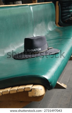 conductor hat at the Puffing Billy