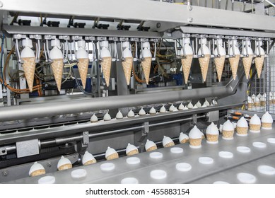 cone ice cream production