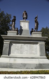 Confederate States Monument In Austin Texas At The State Capitol