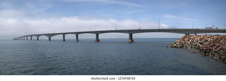 Confederation Bridge Over The Northumberland Strait