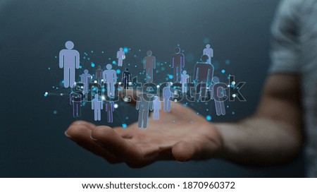 conference Digital Network and data concept 3d