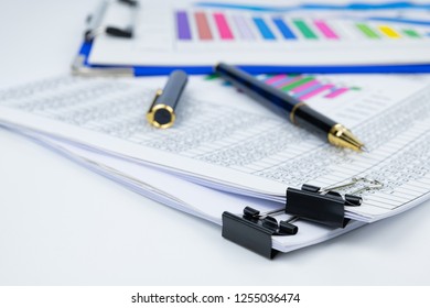 Conference Materials With Graphs (business Image)