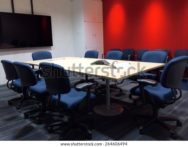 Conference Meeting Room Ceiling Led Lights Stock Photo Edit Now