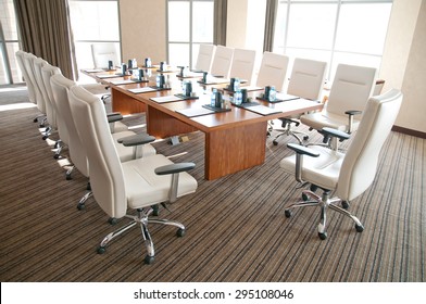 Conference room - Shutterstock ID 295108046