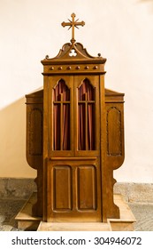 Confessional
The Room Keeping Secret Of A Confession