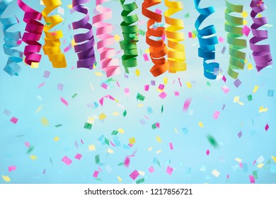 Confetti background for Christmas or birthdays - Shutterstock ID 1217856721