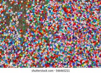 Confetti On The Ground