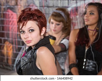 Confident 20 Year Old With Women Behind Her