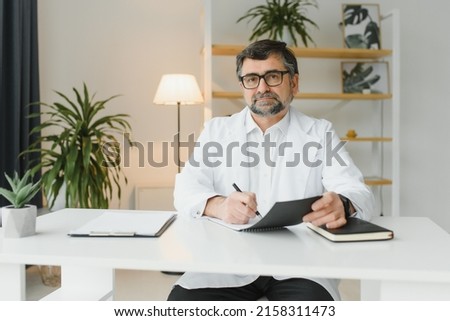 Confident general practitioner is ready to work