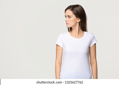 Confident Young Woman Looking Forward Aside Stock Photo 1325627762 ...