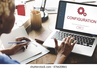 Configuration Update Program Repair Setting Installation Concept - Shutterstock ID 476620861
