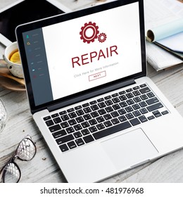 Configuration Update Program Repair Setting Installation Concept