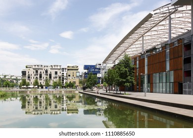 Confluence District In Lyon, France