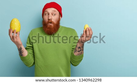 Image, Stock Photo big and small Colour photo