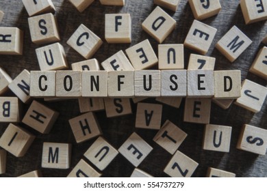 Confused Word Concept Stock Photo 554737279 | Shutterstock