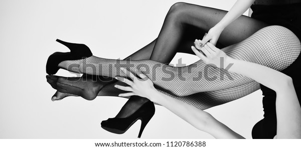 Sexy Stocking Lesbian