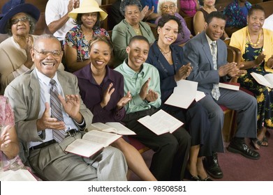 Congregation Clapping at Church - Shutterstock ID 98508581