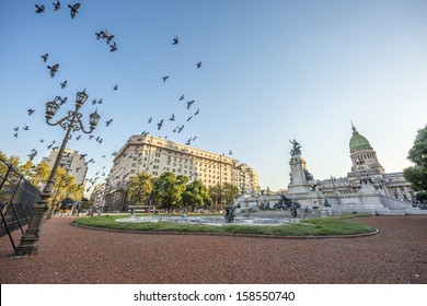 Congress Square Downtown Buenos Aires, Argentina