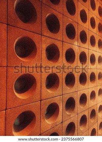 congret wall with hole and smoot surface