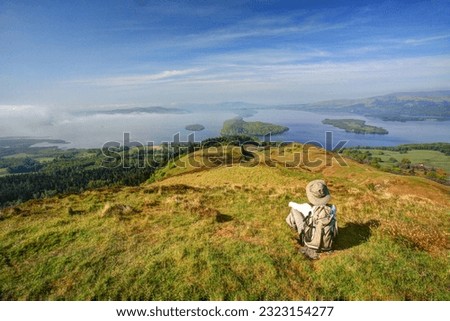 Conic Hill is a sharp little summit rising above Balmaha. Right on the Highland Boundary Fault, this short hillwalk offers truly fantastic views over Loch Lomond