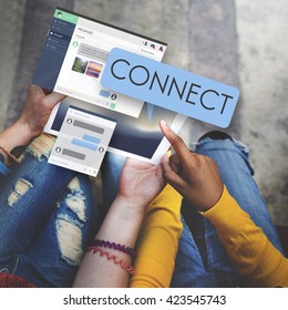 Connect Connection Access Network Join Link Concept