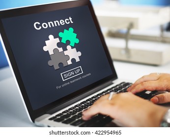 Connect Interaction Team Teamwork Concept