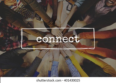 Connect People Community Concept