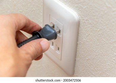 Connect The Power Plug To The Electric Outlet On The Wall