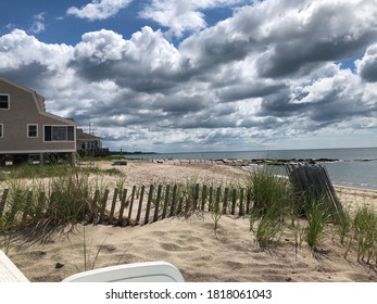 Connecticut Beach, Sand And Water