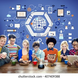 Connecting Connection Computer Digital Data Concept