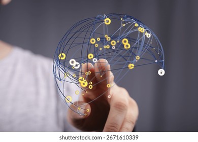 Connecting the Dots: Global Network Visualization