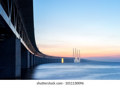 Öresundsbron Connecting Sweden And Denmark