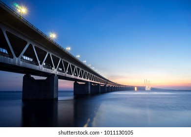 Öresundsbron Connecting Sweden And Denmark