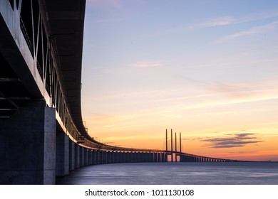 Öresundsbron Connecting Sweden And Denmark