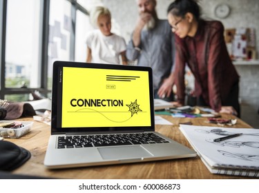 Connection Associated Networking Compass WInd Rose
